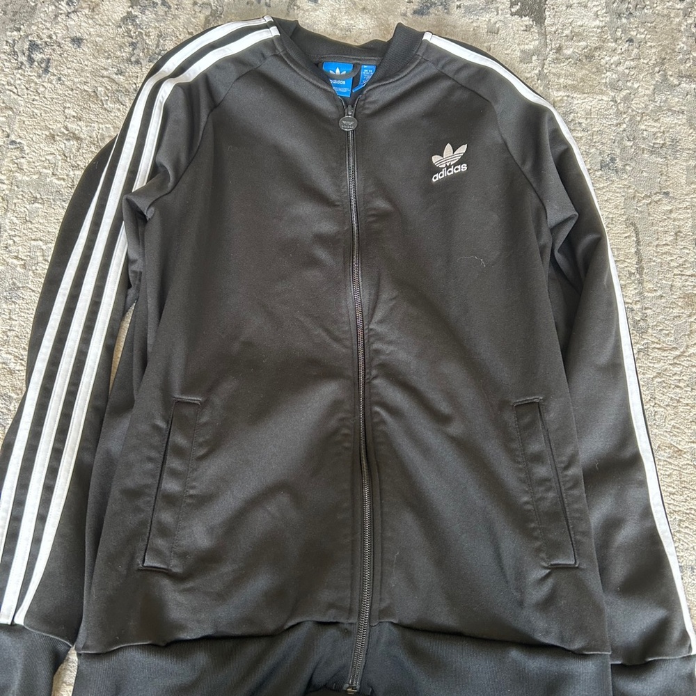 BLACK ADIDAS JACKET